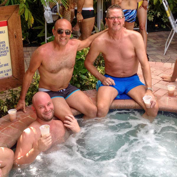 Hot Men in a Hot Tub The Worthington Resort Fort Lauderdale